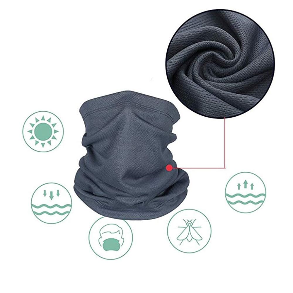TopTie Breathable Stretch Mesh Cooling Polyester Neck Gaiter